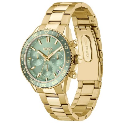 часовник,часовници,boss,runner,38,mm,woman,watch,golden,(gold,green,mineral)