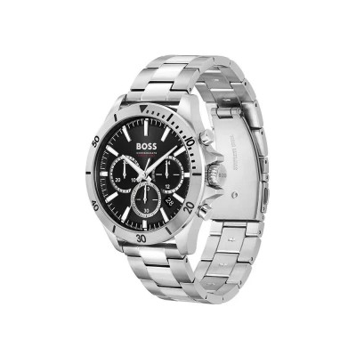 часовник,часовници,boss,troper,45,mm,watch,silver,black,mineral