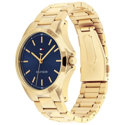 часовник,часовници,tommy,hilfiger,bruce,42,mm,watch,golden,(gold,navy,mineral)