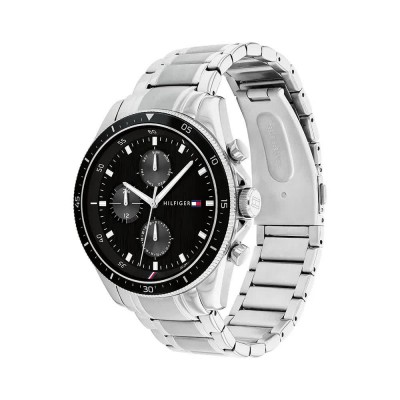 часовник,часовници,tommy,hilfiger,parker,44,mm,watch,silver,(silver,black,mineral)