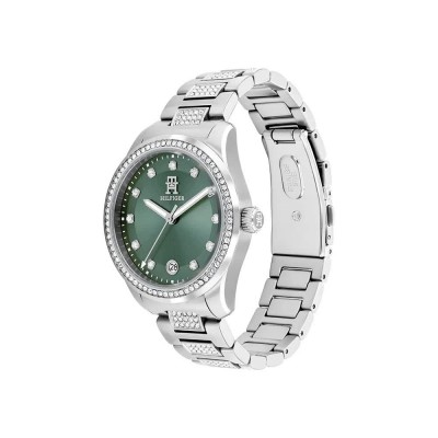часовник,часовници,tommy,hilfiger,th85c,36,mm,woman,watch,silver,(silver,green,mineral)