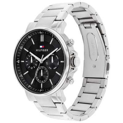 часовник,часовници,tommy,hilfiger,tyson,44,mm,watch,silver,(silver,black,mineral)