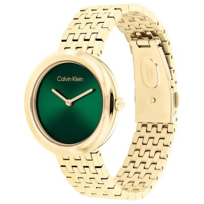 часовник,часовници,calvin,klein,25100066,34,mm,woman,watch,golden,(gold,green,mineral)