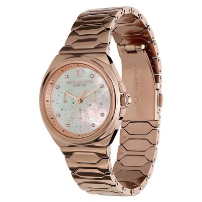 часовник,часовници,olivia,burton,lustre,mother,36,mm,watch,rose,gold,pearl,mineral,(golden)