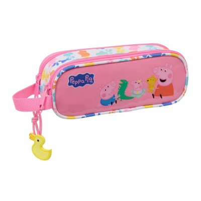 канцеларски,принадлежности,safta,812572513,peppa,pig,baby,pig,double,pencil,case,pink,(multicolor)