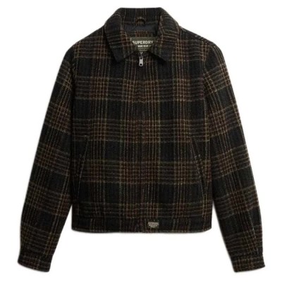яке,дамски,якета,и,палта,superdry,checked,ranch,quilted,padded,jacket,brown,(mercantile,brown,check)