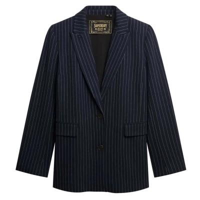 сако,дамски,сака,superdry,pinstripe,boyfriend,blazer,blue,(navy,pinstripe)