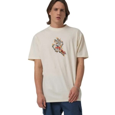 тениска,мъжки,тениски,santa,cruz,burnt,bone,hand,short,sleeve,t,shirt,beige,(unbleached,cotton)