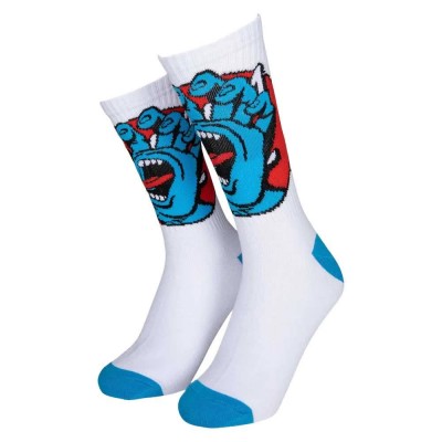 чорапи,мъжки,чорапи,santa,cruz,hand,dot,crew,socks,white