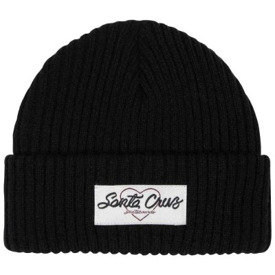 шапка,всички,шапки,santa,cruz,love,script,beanie,black,(black)