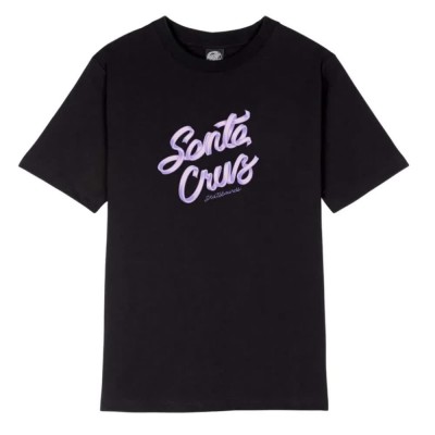 тениска,мъжки,тениски,дамски,тениски,santa,cruz,ribbon,script,front,short,sleeve,t,shirt,black,(black)