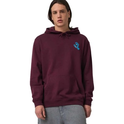 суичър,мъжки,пуловери,santa,cruz,screaming,hand,chest,hoodie,red,(dark,cherry)