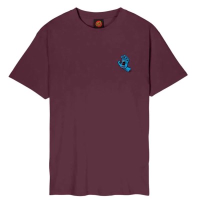 тениска,мъжки,тениски,santa,cruz,screaming,hand,chest,short,sleeve,t,shirt,purple,(dark,cherry)