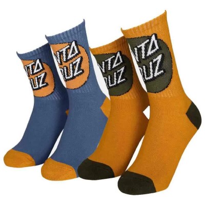 юношески,чорапи,детски,чорапи,santa,cruz,youth,oversize,other,dot,crew,socks,2,pairs,orange,blue,(wheat,&,heritage,blue)