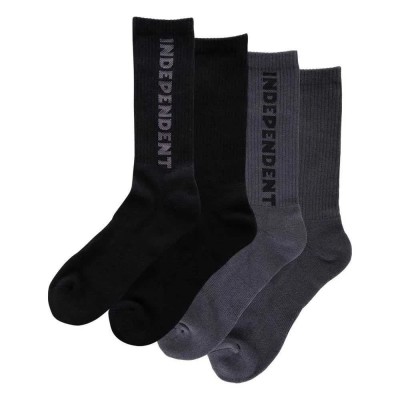 чорапи,мъжки,чорапи,independent,baseline,crew,socks,2,pairs,black,grey,(black,charcoal)