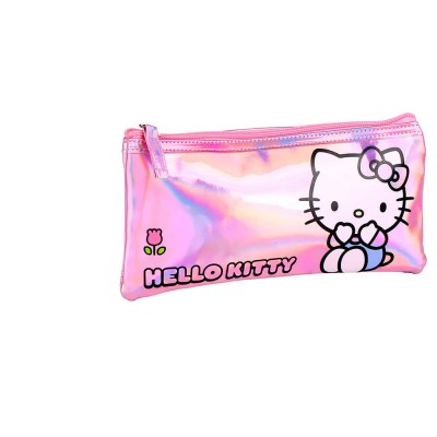 ученически,принадлежности,cerdá,hello,kitty,iridiscent,kuromi,pencil,case,pink