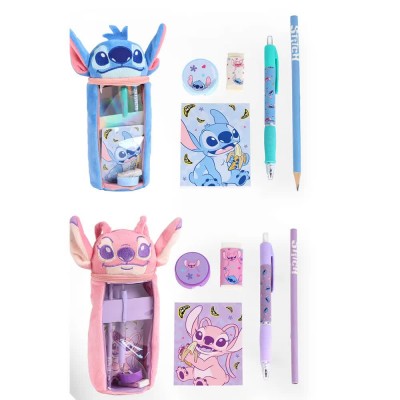 ученически,принадлежности,cerdá,stitch,teddy,pencil,case,blue