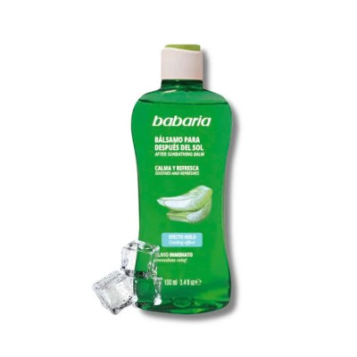 козметика,за,защита,от,слънце,babaria,aloe,ice,effect,balm,100ml,aftersun,green