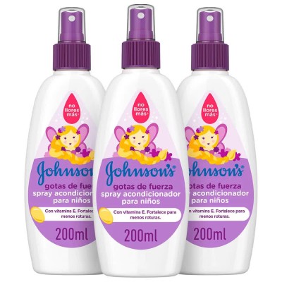 хигиена,коса,johnson´s,baby,strength,drops,spray,200ml,conditioner,clear
