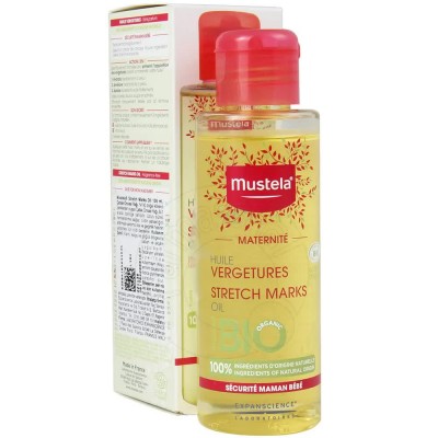хигиена,тяло,mustela,bio,maternity,stretch,marks,prevention,105ml,body,oil,clear