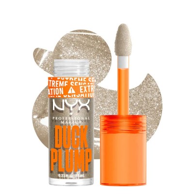 специфични,козметични,продукти,nyx,professional,makeup,duck,plump,20,quazy,silver,6.8ml,lip,gloss,golden,silver
