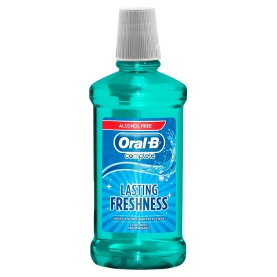 хигиена,тяло,oral,b,complete,fresh,mint,500ml,mouthwash,green
