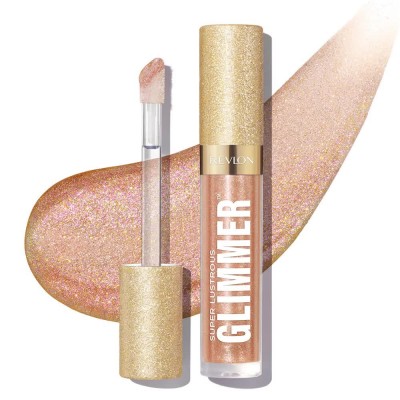 специфични,козметични,продукти,revlon,super,lustrous,glimmer,04,happy,hour,3.8ml,lip,gloss,golden