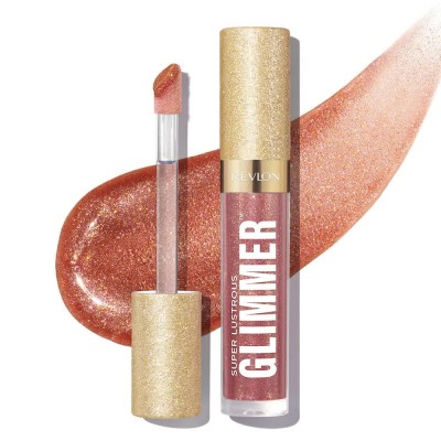 специфични,козметични,продукти,revlon,super,lustrous,glimmer,05,glazed,almond,3.8ml,lip,gloss,brown,orange