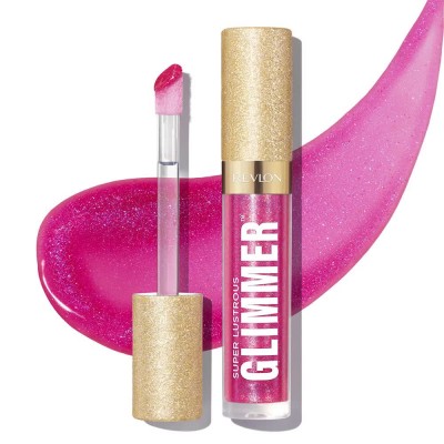 специфични,козметични,продукти,revlon,super,lustrous,glimmer,08,rose,glow,3.8ml,lip,gloss,pink