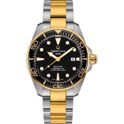 часовник,часовници,certina,c032607220510,automatic,30,atm,43,mm,watch,golden,(grey,grey,black)