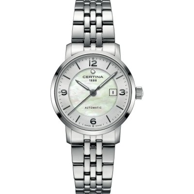 часовник,часовници,certina,c035007111170,automatic,10,atm,29,mm,woman,watch,silver,(grey,grey,white)