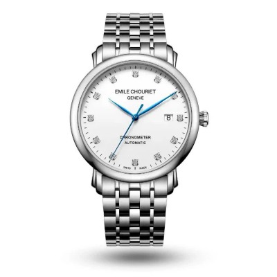 часовник,часовници,emile,chouriet,001168g406629,automatic,3,atm,40,mm,watch,silver,(grey,grey,white)