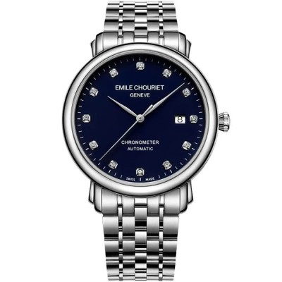 часовник,часовници,emile,chouriet,001168g406697,automatic,3,atm,40,mm,watch,silver,(grey,grey,blue)
