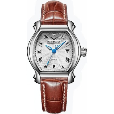 часовник,часовници,emile,chouriet,061138l68252,automatic,3,atm,28,mm,woman,watch,brown,(grey,brown,white)