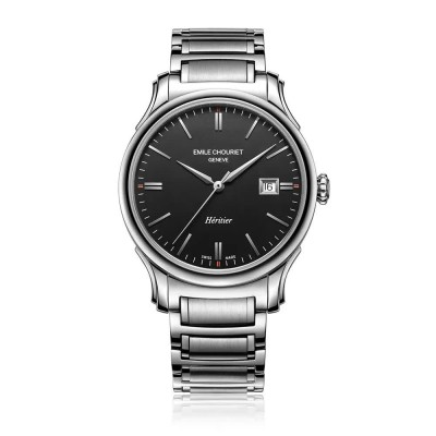 часовник,часовници,emile,chouriet,081128g62586,automatic,3,atm,40,mm,watch,silver,(grey,grey,black)