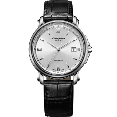 часовник,часовници,emile,chouriet,081168g396828,automatic,3,atm,39,mm,watch,silver,(grey,black,white)