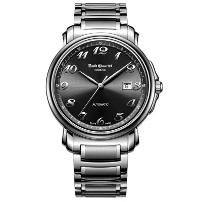 часовник,часовници,emile,chouriet,081168g426869,automatic,3,atm,42,mm,watch,silver,(grey,grey,black)