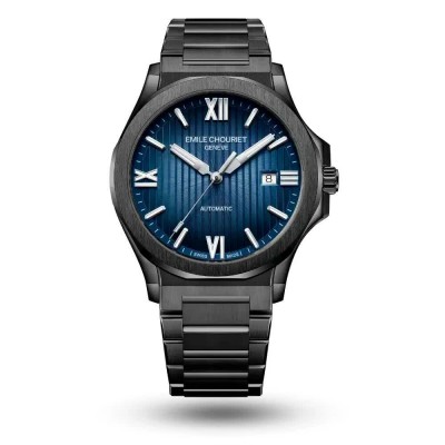 часовник,часовници,emile,chouriet,081172ghhn8h,automatic,5,atm,41,mm,watch,silver,(black,black,blue)