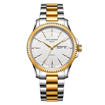 часовник,часовници,emile,chouriet,091155g656280,automatic,3,atm,40,mm,watch,golden,(grey,grey,white)