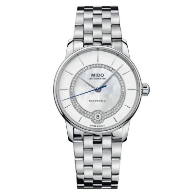 часовник,часовници,mido,m037807110310,automatic,10,atm,33,mm,woman,watch,silver,(grey,grey,white)