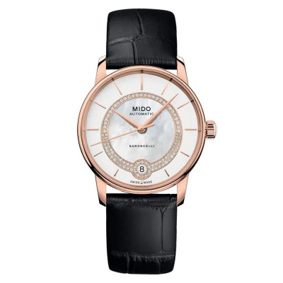 часовник,часовници,mido,m037807360310,automatic,10,atm,33,mm,woman,watch,golden,(pink,black,white)