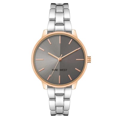 часовник,часовници,nine,west,nw,2683gyrt,quartz,34,mm,woman,watch,silver,(pink,grey,grey)