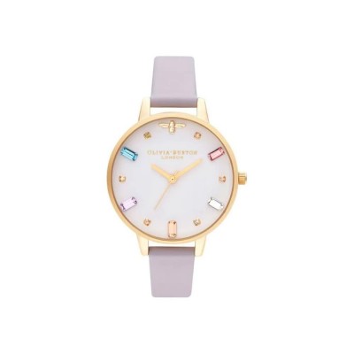 часовник,часовници,olivia,burton,ob16rb11,quartz,34m,woman,watch,golden,(golden,purple,white)