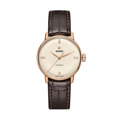 часовник,часовници,rado,r22865765,automatic,3,atm,31.8,mm,woman,watch,brown,(pink,brown,white)