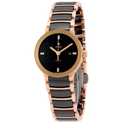часовник,часовници,rado,r30183722,automatic,5,atm,28,mm,woman,watch,golden,(pink,black,black)