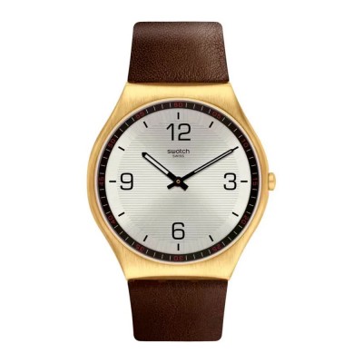 часовник,часовници,swatch,ss07g100,quartz,3,atm,42,mm,watch,yellow,(pink,brown,white)