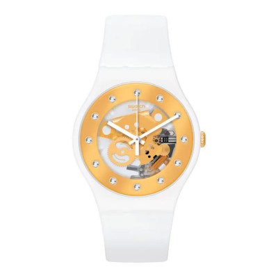 часовник,часовници,swatch,suoz148,quartz,3,atm,41,mm,woman,watch,white,(white,white,white)