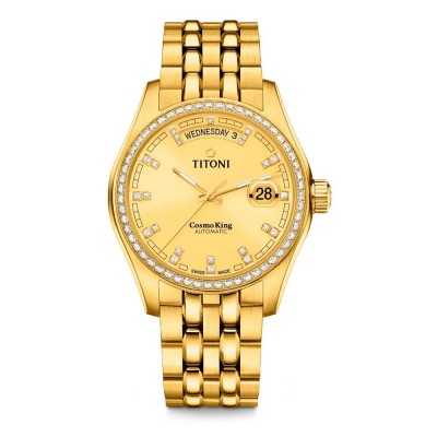 часовник,часовници,titoni,797g,306,automatic,3,atm,40,mm,watch,golden,(golden,golden,golden)