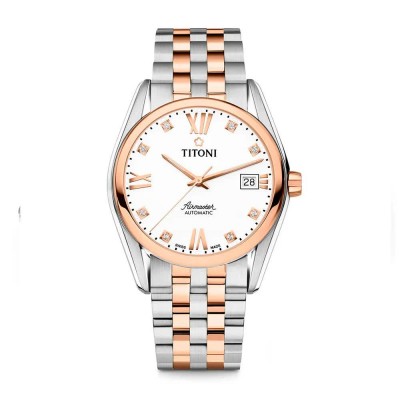 часовник,часовници,titoni,83909srg,063,automatic,3,atm,38.5,mm,watch,golden,(grey,grey,white)