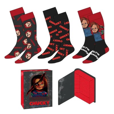 чорапи,детски,чорапи,cerdá,chucky,socks,black,(multicolor)